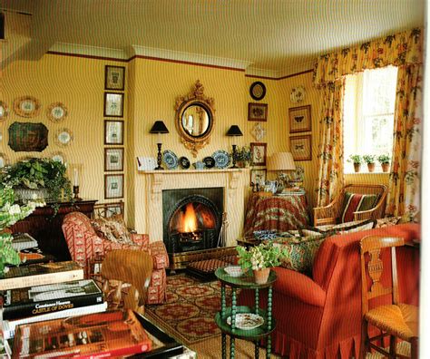 inside an old english cottage.